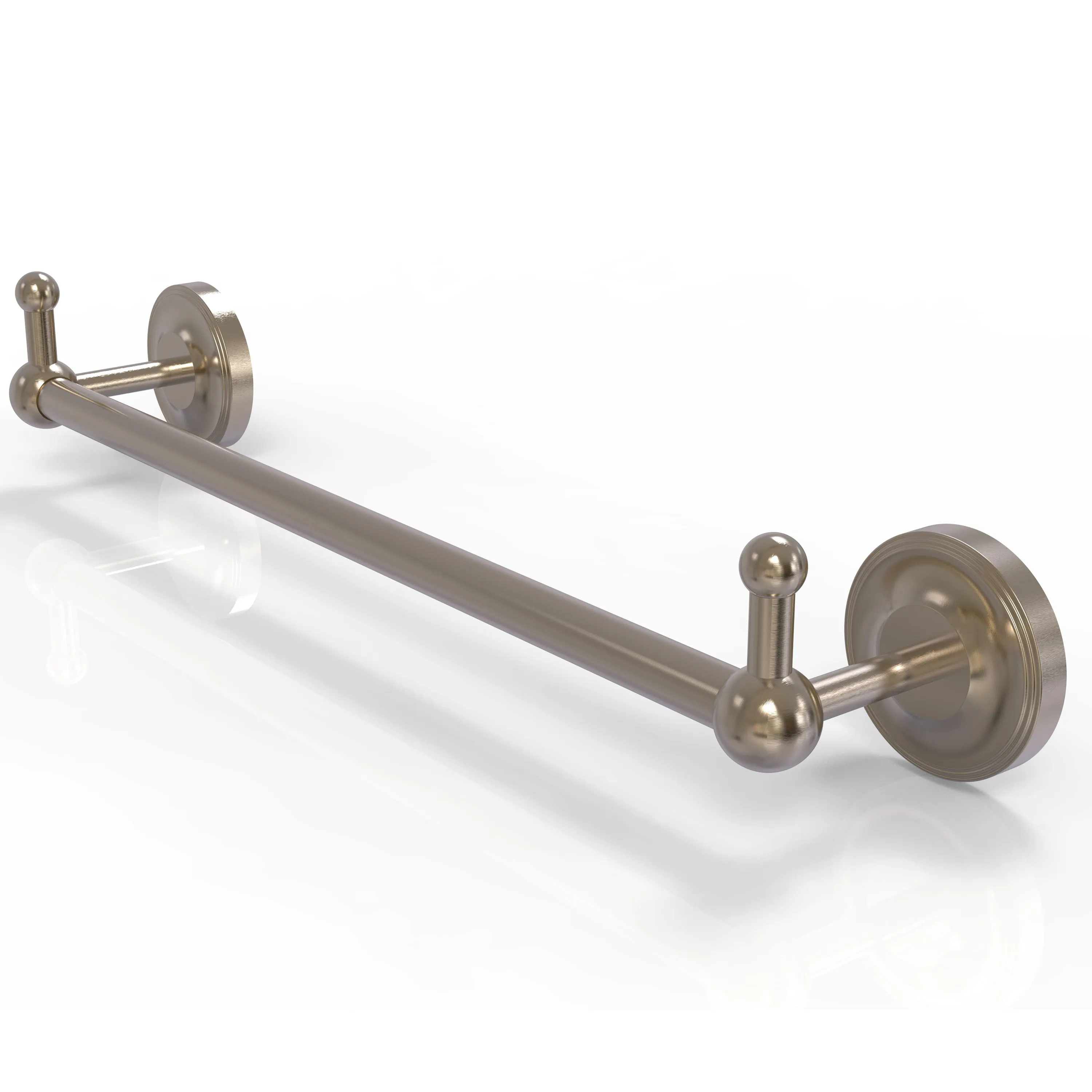 Allied Brass Prestige Regal Collection 24" Towel Bar with Integrated Hooks PR-41-24-PEG-ABR