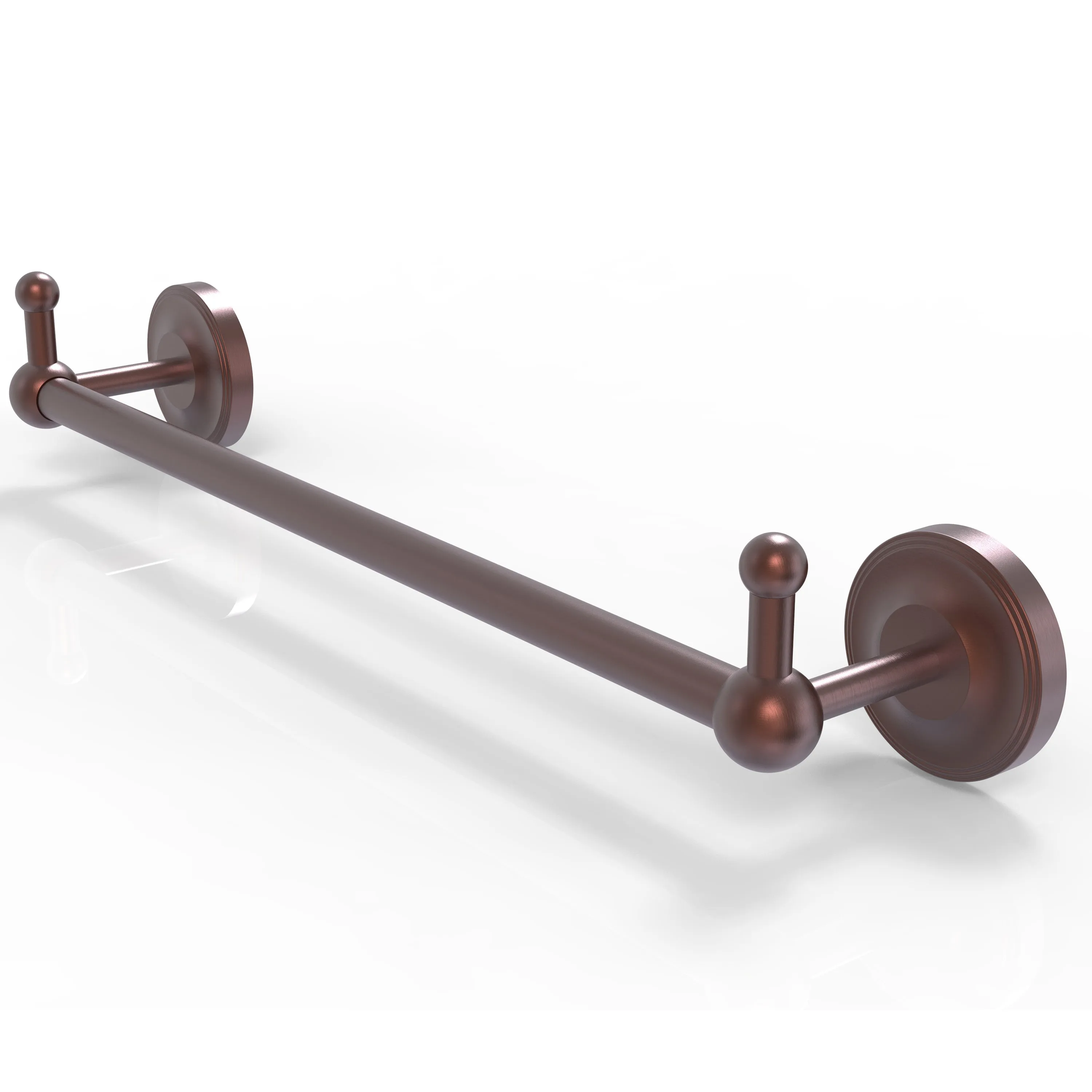 Allied Brass Prestige Regal Collection 24" Towel Bar with Integrated Hooks PR-41-24-PEG-ABR