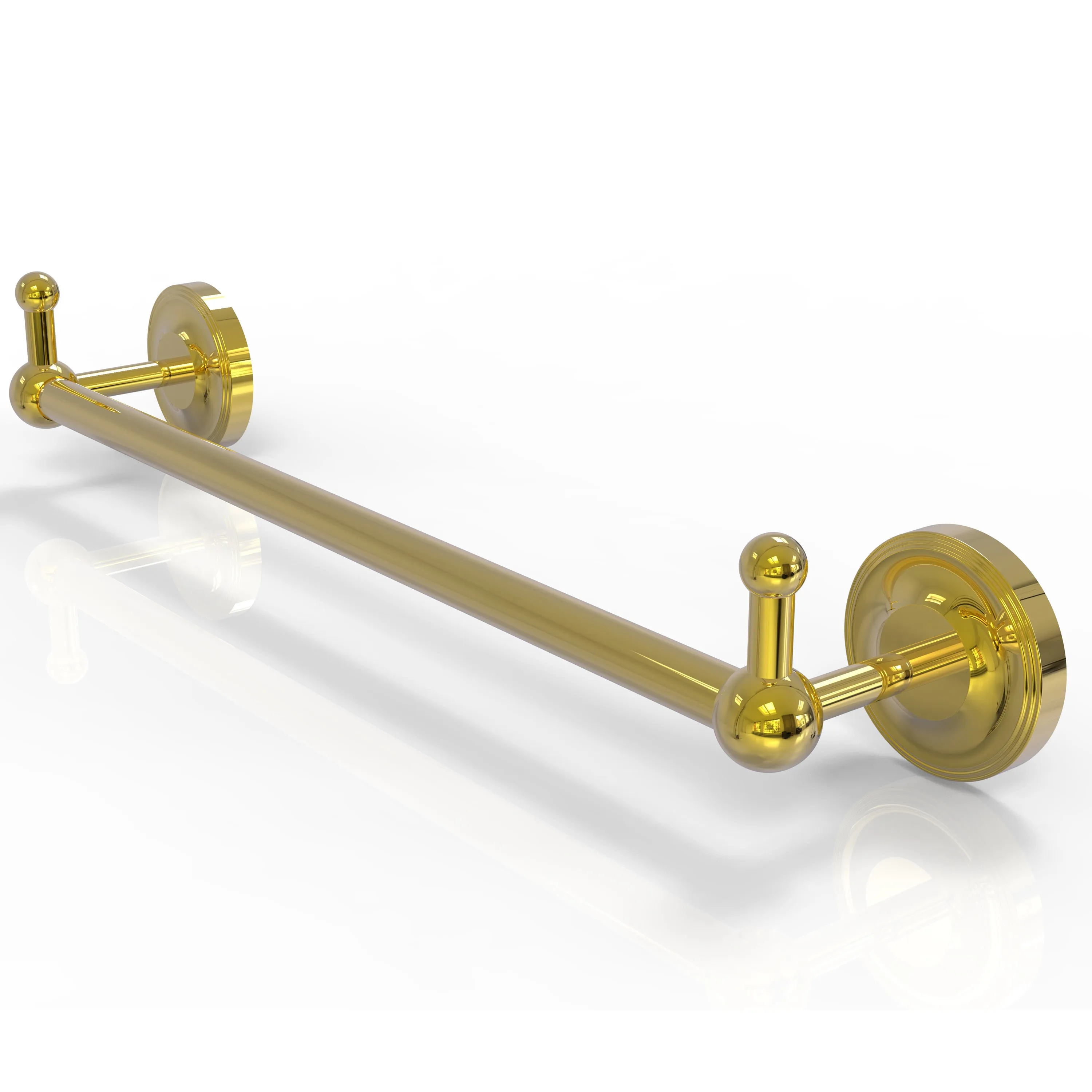 Allied Brass Prestige Regal Collection 24" Towel Bar with Integrated Hooks PR-41-24-PEG-ABR
