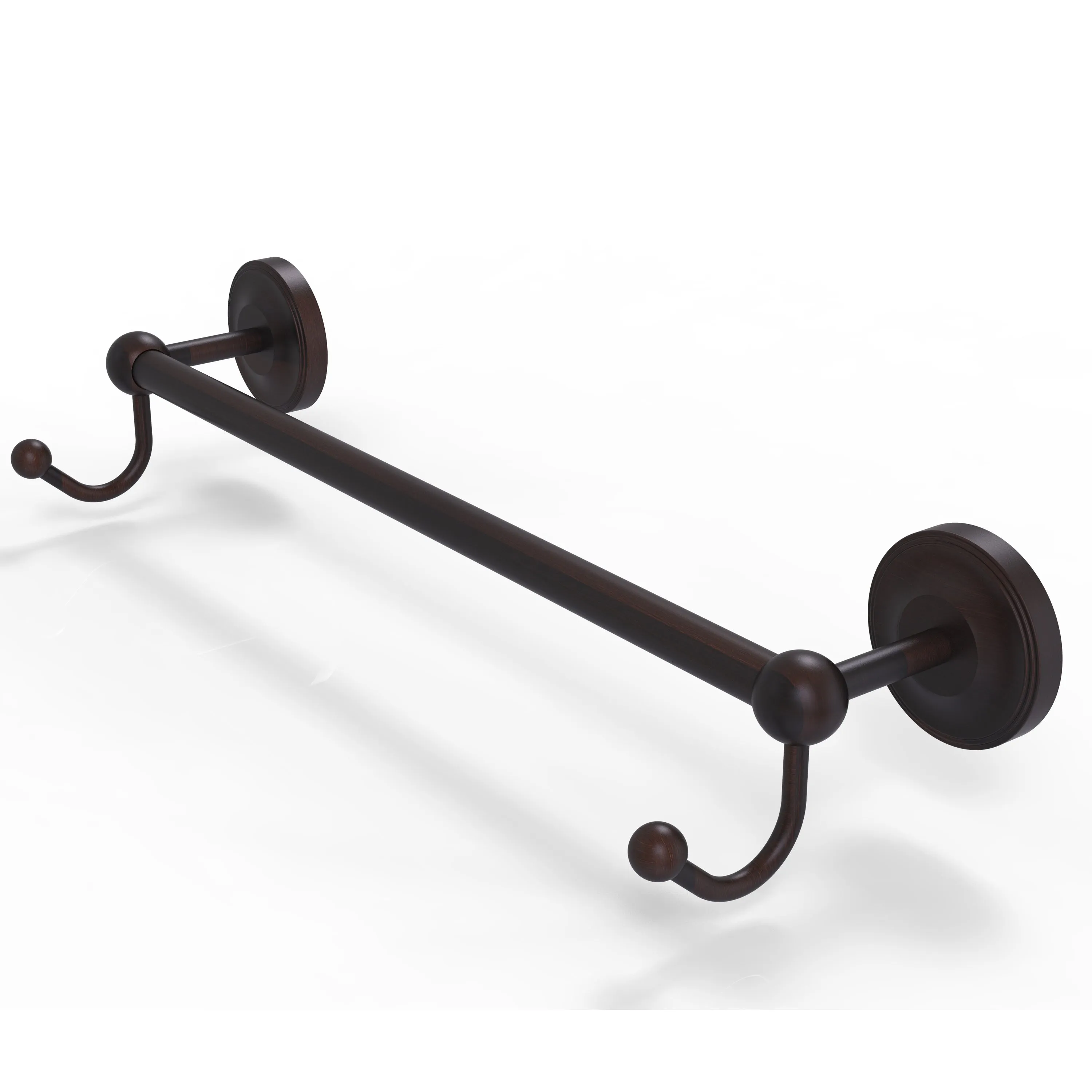 Allied Brass Prestige Regal Collection 30" Towel Bar with Integrated Hooks PR-41-30-HK-ABR