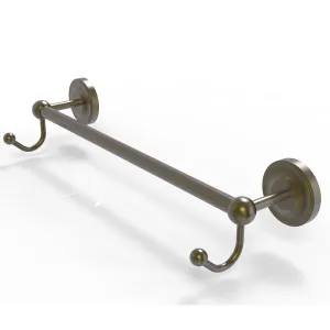 Allied Brass Prestige Regal Collection 30" Towel Bar with Integrated Hooks PR-41-30-HK-ABR