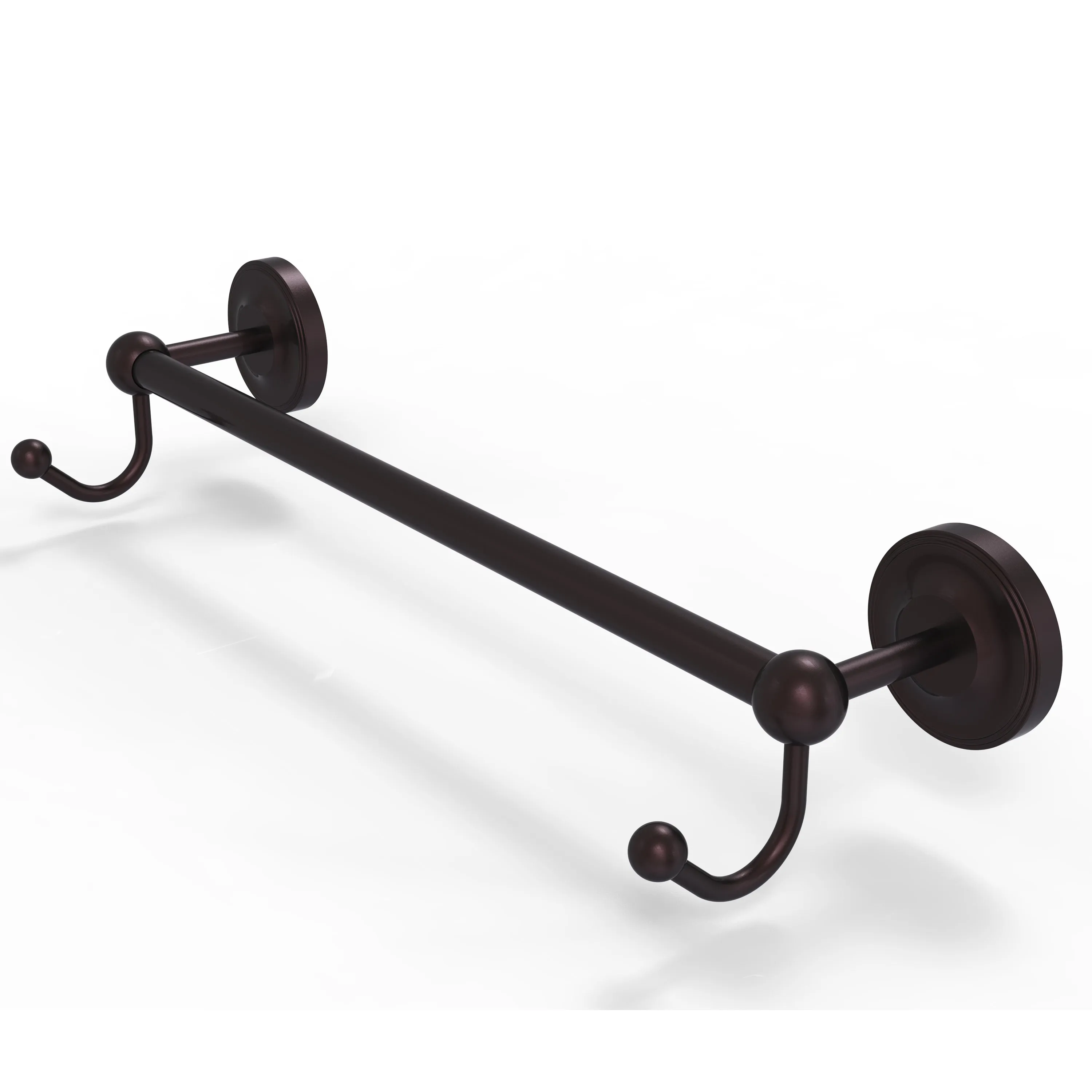 Allied Brass Prestige Regal Collection 30" Towel Bar with Integrated Hooks PR-41-30-HK-ABR
