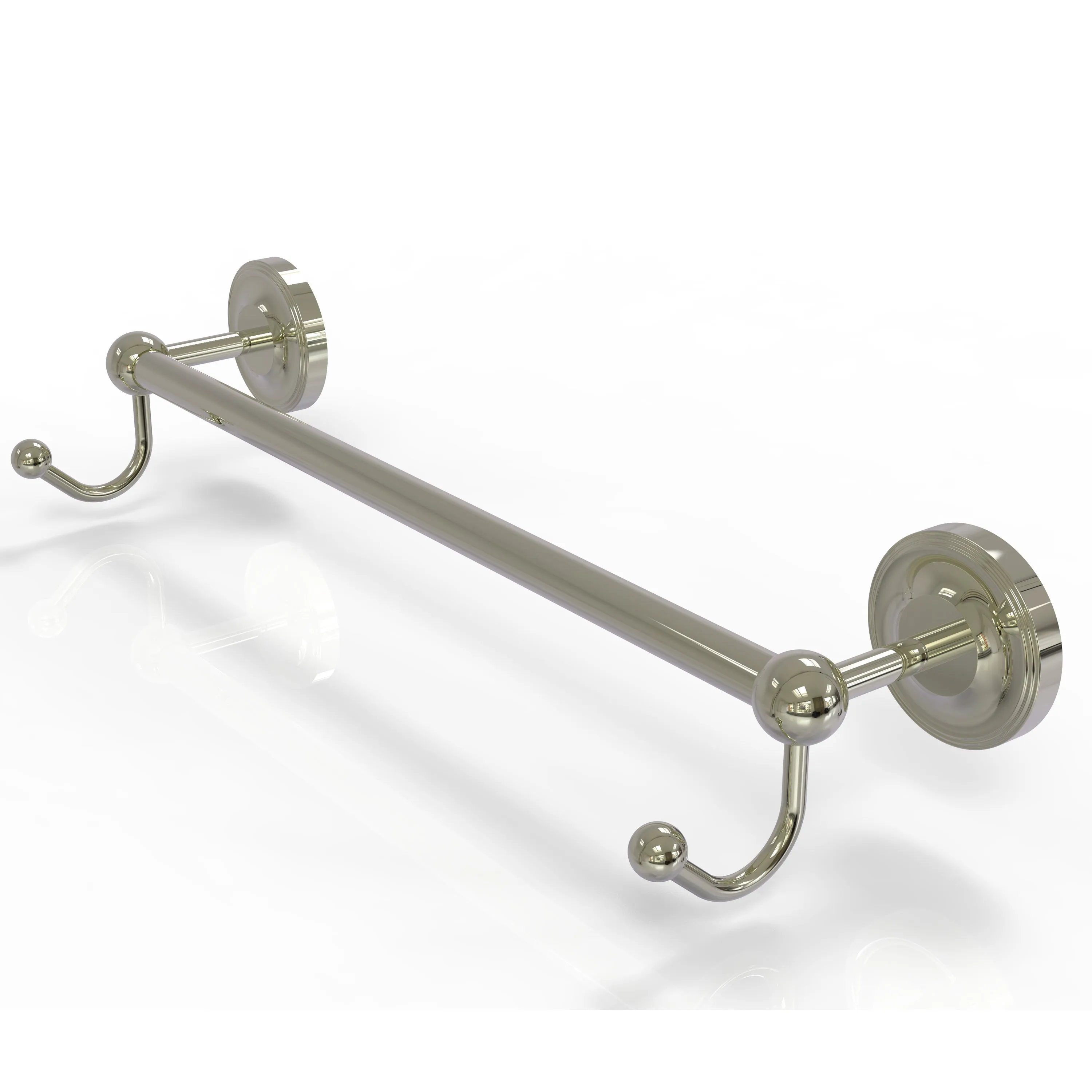 Allied Brass Prestige Regal Collection 30" Towel Bar with Integrated Hooks PR-41-30-HK-ABR