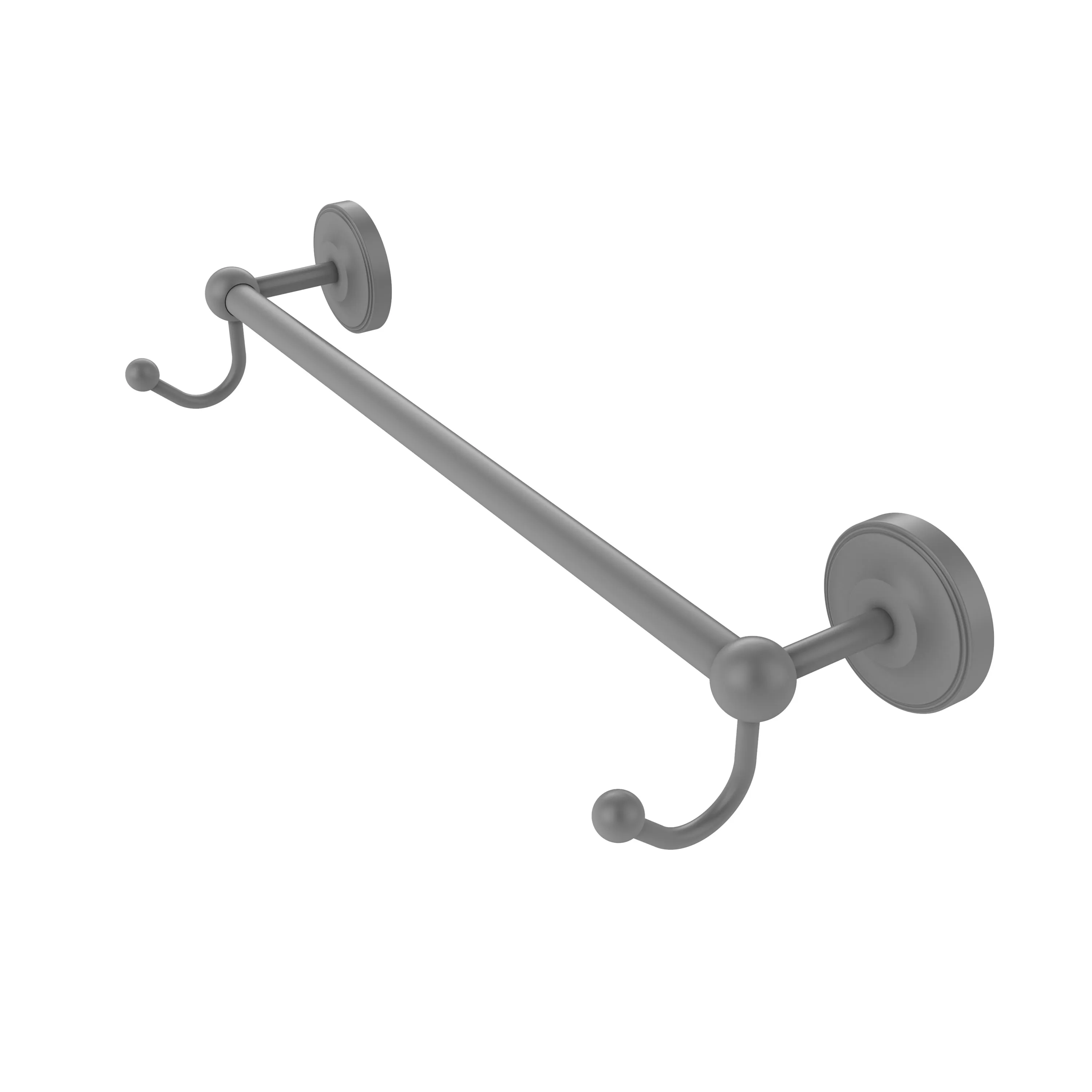 Allied Brass Prestige Regal Collection 30" Towel Bar with Integrated Hooks PR-41-30-HK-ABR
