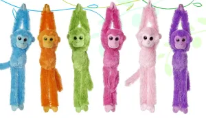 AURORA HANGING CHIMPS BRIGHT COLOURS ASSORTED STYLES