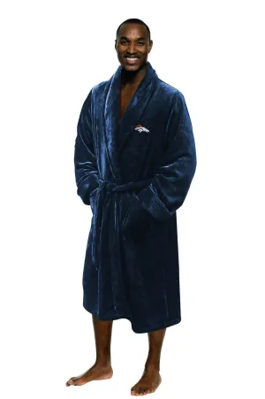Denver Broncos Men's Silk Touch Plush Bath Robe