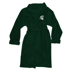 Michigan State Spartans Men's Silk Touch Plush Bath Robe