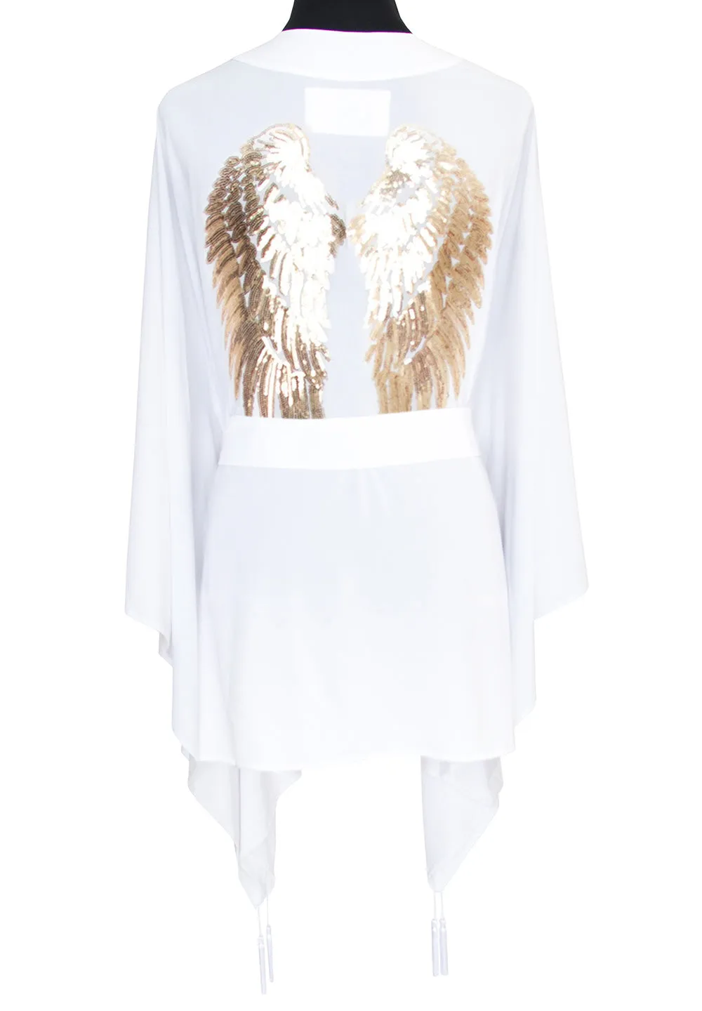 Monochrome - White Kimono Wings (White)