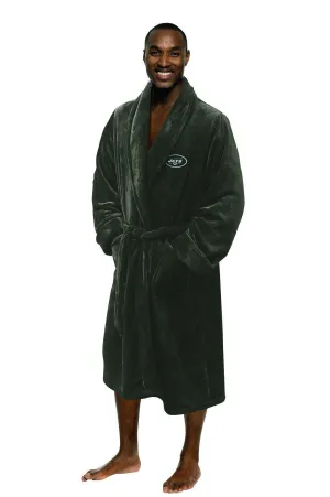 New York Jets Men's Silk Touch Plush Bath Robe
