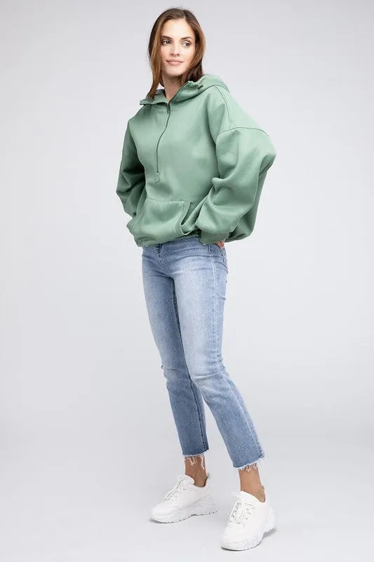 TEEK - Stitched Elastic Hem Hoodie